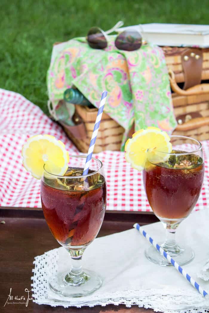 These iced tea cocktails are refreshing on a hot day.