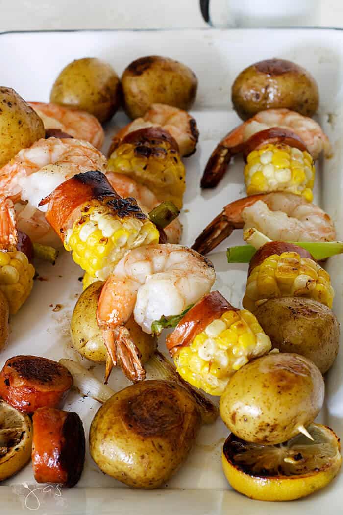 low country shrimp boil grilled