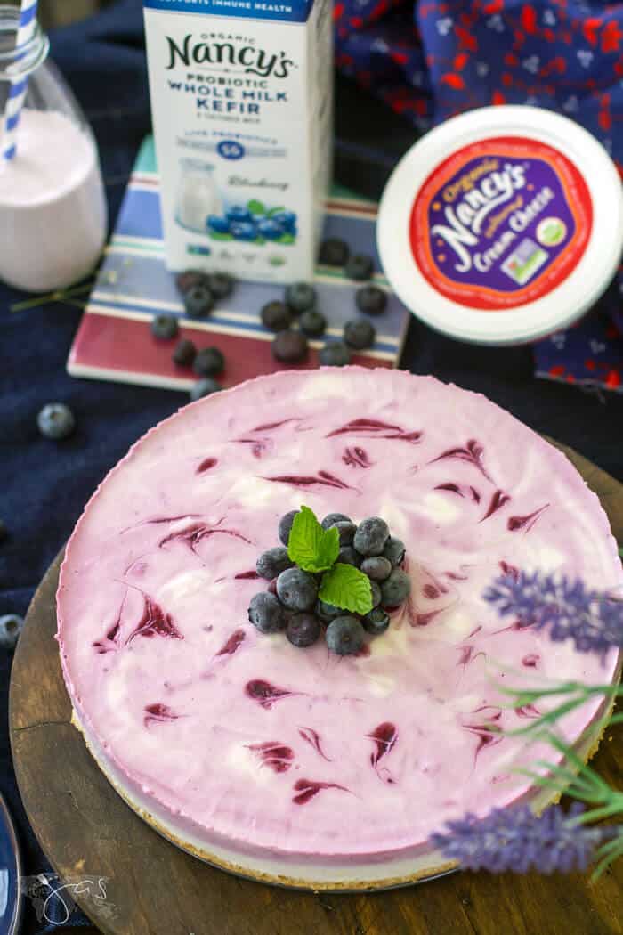 Nancy's Yogurt Kefir probiotic cheesecake recipe