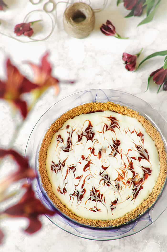 Salted caramel and guava Brazilian pie