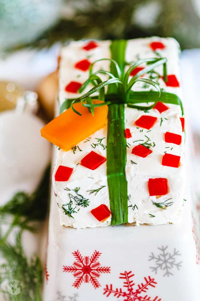 This festive German cream cheese spread is quick and easy to make.